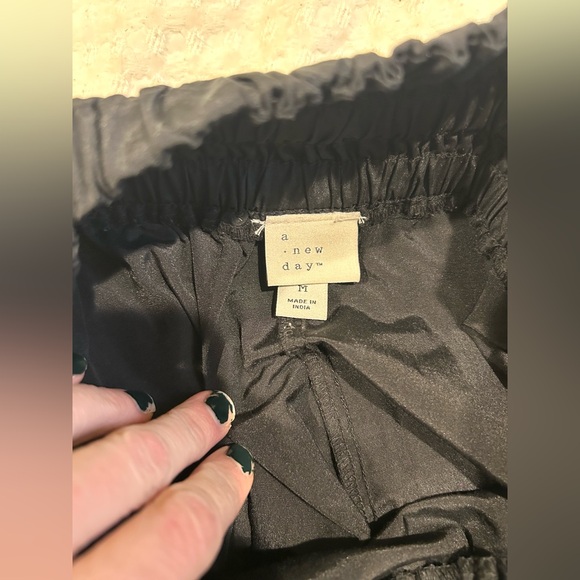 Black Maxi Dress Size M Sleeveless Casual Summer Dress With Pockets Minimalist - Picture 8 of 9